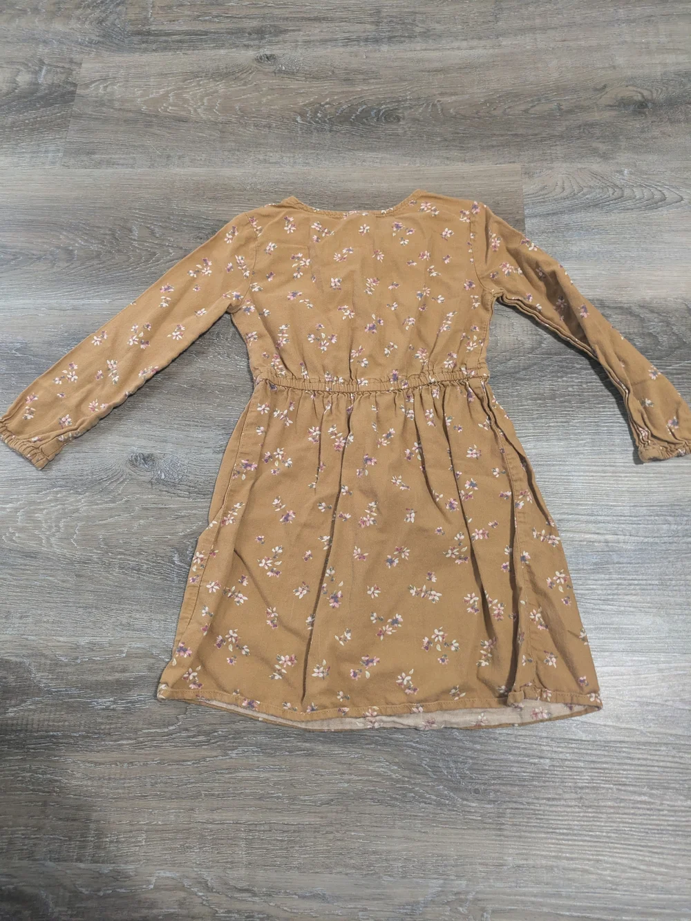 OshKosh B'gosh Tan Floral Dress